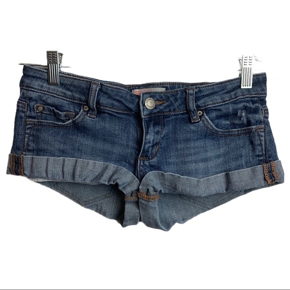 🔥 Garage  Booty Jean Shorts Size 01 - Picture 1 of 11